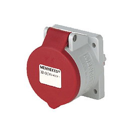 Mennekes 3385 TwinCONTACT 16A 5P 6H 400V IP44 60x60 gerade