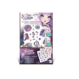 Nebulous Stars Tatuajes Temporales para Niños 7+ Años