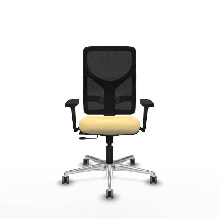 PIQUERAS Y CRESPO Silla de oficina Motilla con mecanismo Sincro/Traslack, Crema y Negro PIQUERAS Y CRESPO Silla de oficina Motilla con mecanismo Sincro/Traslack, Crema y Negro