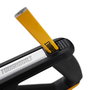 Toughbuilt Serrucho 600 mm con Regla y Escuadra Integrada, Hoja de Acero Alto Carbono para Cortes en 45° y 90°, Mango Ergonómico Triple Inyección