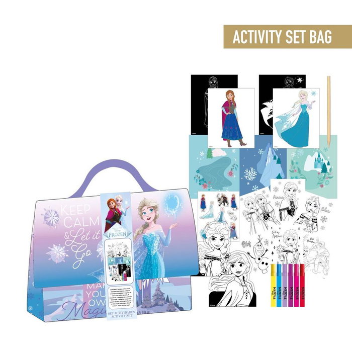 Cerdá Set Coloreable Bolso Frozen Disney Pink Cerdá Set Coloreable Bolso Frozen Disney Pink