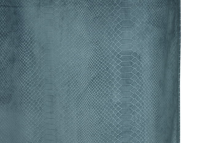 DKD Home Decor Cortina Urban Cocodrile Turquesa 2 x 260 x 140 cm (2 Unidades)