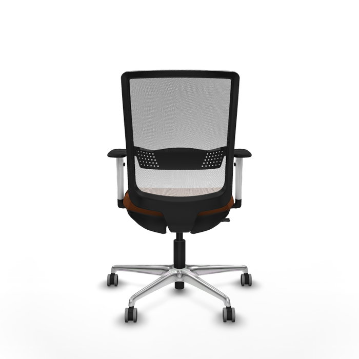 PIQUERAS Y CRESPO Silla de oficina Haches Marrón y Blanco PIQUERAS Y CRESPO Silla de oficina Haches Marrón y Blanco