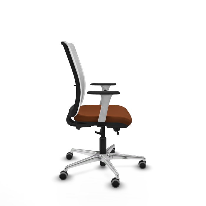 PIQUERAS Y CRESPO Silla de oficina Haches Marrón y Blanco PIQUERAS Y CRESPO Silla de oficina Haches Marrón y Blanco