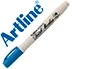 Artline Rotulador Supreme Brush Punta Pincel Trazo Variable Azul para Lettering Base Agua