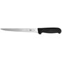 VICTORINOX Cuchillo de filetear Flex Fibrox 20 cm, Edelstahl, Negro