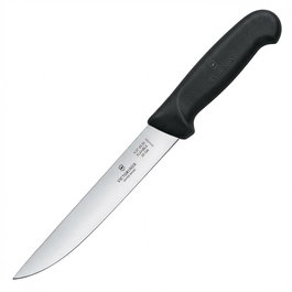 VICTORINOX V-5.37 Filetiermesser flex Fibrox 20 cm, Edelstahl, Negro