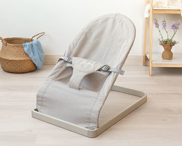 KioKids Hamaquita para Bebé Gris Claro - Práctica, Ligera y Segura para los Primeros Meses