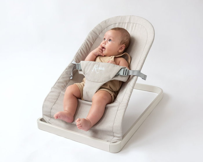 KioKids Hamaquita para Bebé Gris Claro - Práctica, Ligera y Segura para los Primeros Meses