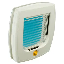 Ferplast Puerta para Gatos y Perros Swing 3 Basic Blanca