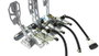 RPB Pedalera Car Cross RPB0005 Montaje Suelo Acelerador Cable Freno Repartidor Pedal Ratio 5:1 Embrague Hidráulico Antideslizante Talonera Ajustable