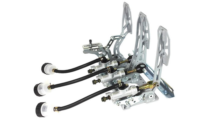 RPB Pedalera Car Cross RPB0005 Montaje Suelo Acelerador Cable Freno Repartidor Pedal Ratio 5:1 Embrague Hidráulico Antideslizante Talonera Ajustable RPB Pedalera Car Cross RPB0005 Montaje Suelo Acelerador Cable Freno Repartidor Pedal Ratio 5:1 Embrague Hidráulico Antideslizante Talonera Ajustable