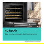 Siemens CM776GKB1 Horno Integrado iQ700 con Función Microondas, 45L, 900W, Negro/Acero Inoxidable, Home Connect, Limpieza Pirolítica e Hidrolítica