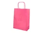 Q-connect Bolsa Papel Celulosa Rosa con Asa Retorcida 240x320x100 mm (25 Unidades)