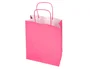 Q-connect Bolsa Papel Celulosa Rosa con Asa Retorcida 240x320x100 mm (25 Unidades)