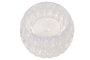 DKD Home Decor Decoración Luminosa Transparente 6x6x5 cm, 12 Unidades, LED, Incluye 3 Baterías