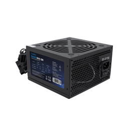 Coolbox ATX Basic 500 - Fuente de Alimentación ATX 500W, Ventilador 120mm Silencioso, Compatible con Intel y AMD