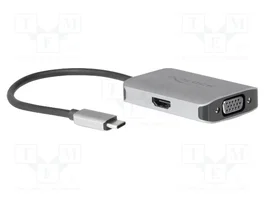 DeLOCK Divisor USB Type-C 1 x HDMI + 1 x VGA (Modo DP Alt)