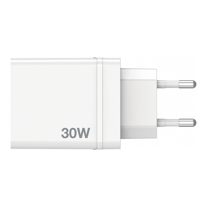 Verbatim Cargador de Pared 30W con 4 Puertos (1x USB-C y 3x USB-A) Blanco Verbatim Cargador de Pared 30W con 4 Puertos (1x USB-C y 3x USB-A) Blanco
