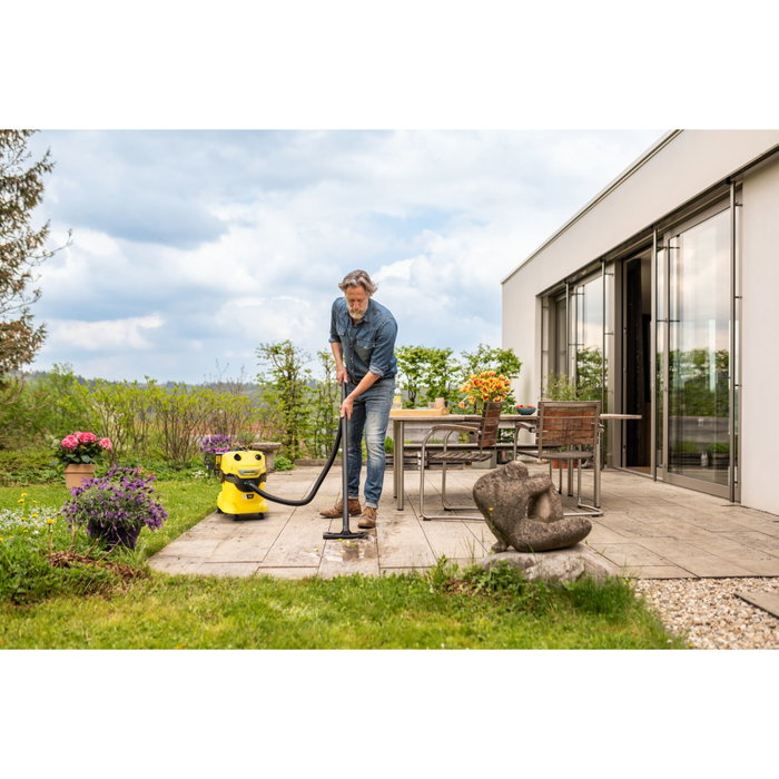 Kärcher WD 4-18 Dual Battery Set Aspiradora para Seco y Húmedo con 2 Baterías de 5.0 Ah y 2 Cargadores Kärcher WD 4-18 Dual Battery Set Aspiradora para Seco y Húmedo con 2 Baterías de 5.0 Ah y 2 Cargadores