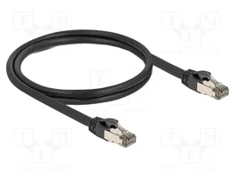DeLOCK Cable de red RJ45 Cat.6A U/FTP ultraflexible de 1 m negro