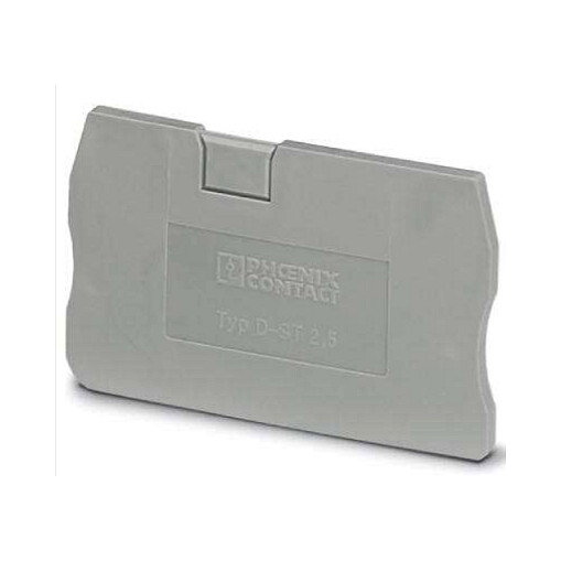 Phoenix Contact D-ST 2,5 Tapa para bloque de terminales Phoenix Contact D-ST 2,5 Tapa para bloque de terminales