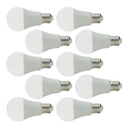 Greenice Pack 10 Lámparas LED Esféricas 7W E27 Blanco Frío