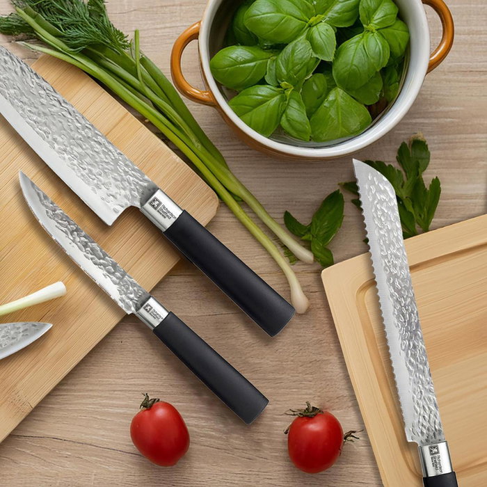 Cuchillo de Pan Acero Inoxidable Katana Richardson Sheffield 20,5 cm Cuchillo de Pan Acero Inoxidable Katana Richardson Sheffield 20,5 cm