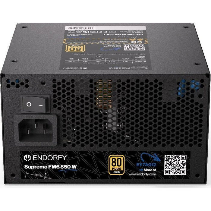Endorfy Supremo FM6 850 W 80 PLUS Gold Black ATX Modular PSU
