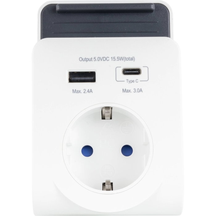 Rev Cargador USB con enchufe 240V, USB A y C 0020770112 Rev Cargador USB con enchufe 240V, USB A y C 0020770112