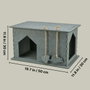 Trixie Refugio Lene de fieltro Gris 54 x 30 x 35 cm