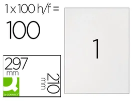 Q-connect Etiqueta adhesiva KF10664 210x297 mm