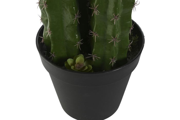 DKD Home Decor Planta Tropical Verde Foam Pp Cactus 22 x 69 x 22 cm (2 Unidades)