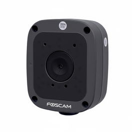 Foscam FABS2 schwarz Cámara de Seguridad Exterior con Zoom Óptico y Visión Nocturna para SD4