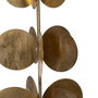 Figura Árbol Oro Metal Decoración 26 X 26 X 83 cm