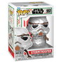 Funko Pop & Tee Figura Stormtrooper Navidad Star Wars - Pack Camiseta Unisex Algodón Talla S con Figura Coleccionable 10 cm