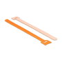DeLOCK Bridas de velcro 200 mm x 12 mm Naranja (10 unidades)
