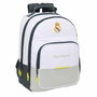 Safta Mochila Doble Adaptable a Carro Real Madrid Equipación 25-26 con Compartimentos y Bolsillo Lateral