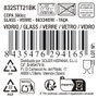 La Mediterranea Copa Zenya 360cc Transparente, Pack de 24 unidades