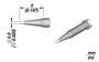 JBC TOOLS Pico tipo cono Nano de 0,5mm