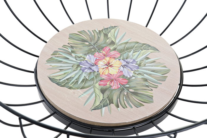 DKD Home Decor Frutero Metal MDF Tropic Garden Surtido de 2 Unidades, Multicolor DKD Home Decor Frutero Metal MDF Tropic Garden Surtido de 2 Unidades, Multicolor