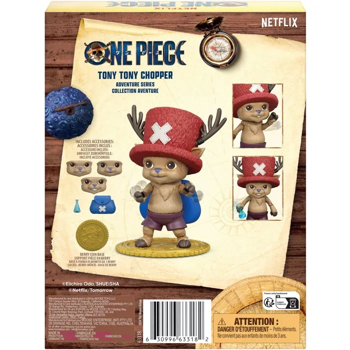 One Piece Figura Articulada ONE0630996633182 - Chopper - 15 cm (6") - Juguete para Mayores de 4 Años