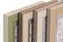 DKD Home Decor Set de Marcos de Fotos 13x18 con Cristal, Surtido de 4 Colores
