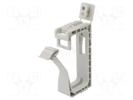OBO Bettermann OBO 2031 40 Grip-Sammelhalterung para NYM3x1,5 PP, gris claro RAL7035