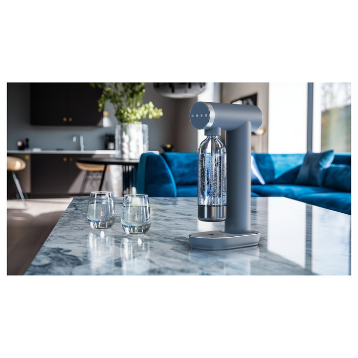 Smeg Sodamaker Collezione Aesthetic Storm Blue SKC01SBM Smeg Sodamaker Collezione Aesthetic Storm Blue SKC01SBM