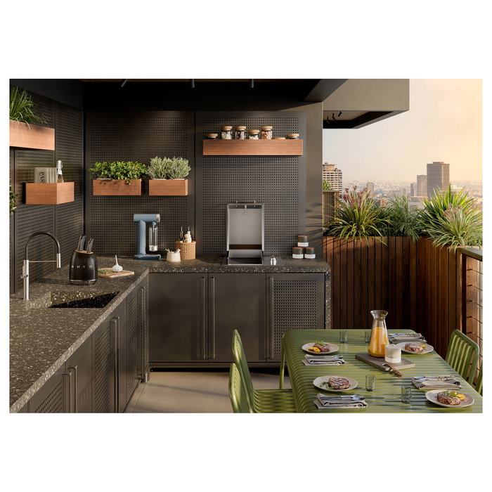 Smeg Sodamaker Collezione Aesthetic Storm Blue SKC01SBM Smeg Sodamaker Collezione Aesthetic Storm Blue SKC01SBM