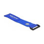 DeLOCK Brida de cable con lazo y ojal de sujeción Azul 280 x 38 mm (3 unidades)