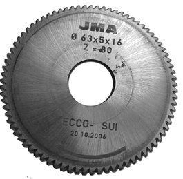JMA FRESA Ø63 X 5 X 16 Z80 para máquina duplicadora de llaves