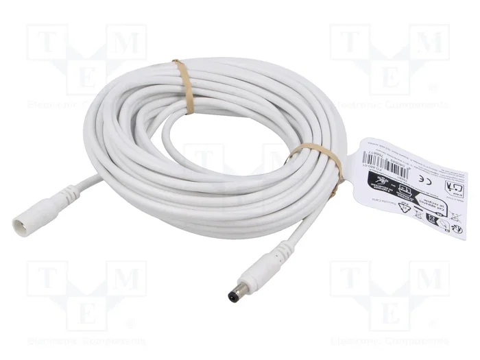 GOOBAY Cable de alimentación CC redondo 10m DC 5,5/2,1 GOOBAY Cable de alimentación CC redondo 10m DC 5,5/2,1
