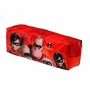 Disney Los Increíbles Estuche Portatodo Cuadrado Family Rojo 7 x 21 x 5,5 cm